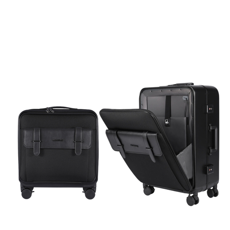 Aluminum Frame Carry On Luggage - Zakelijke reiskoffer, computertas, aluminium frame/ritssluiting, 18/20