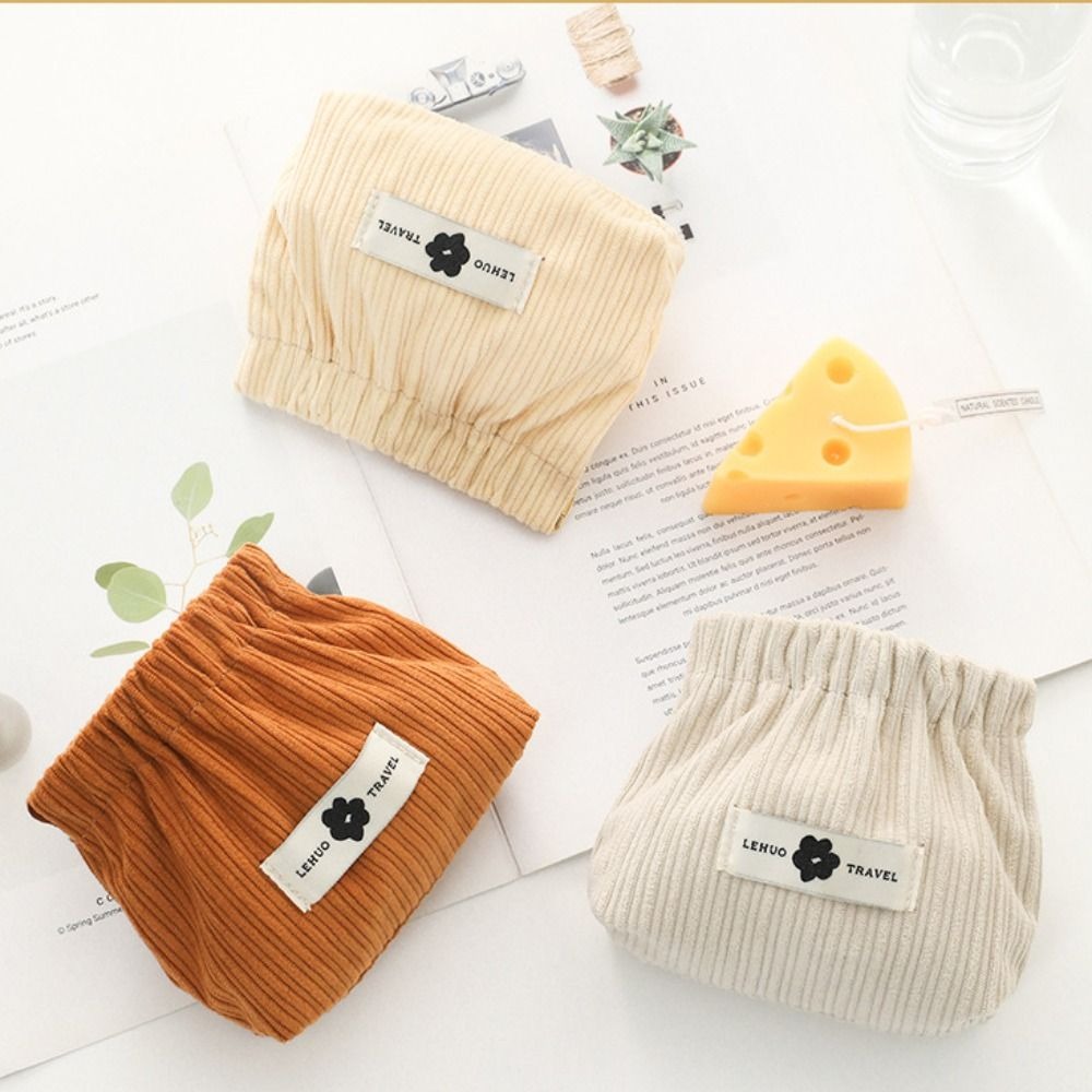 Cosmetic Bags - Leuke mini-schrapnellentas effen kleur zachte muntportemonnee