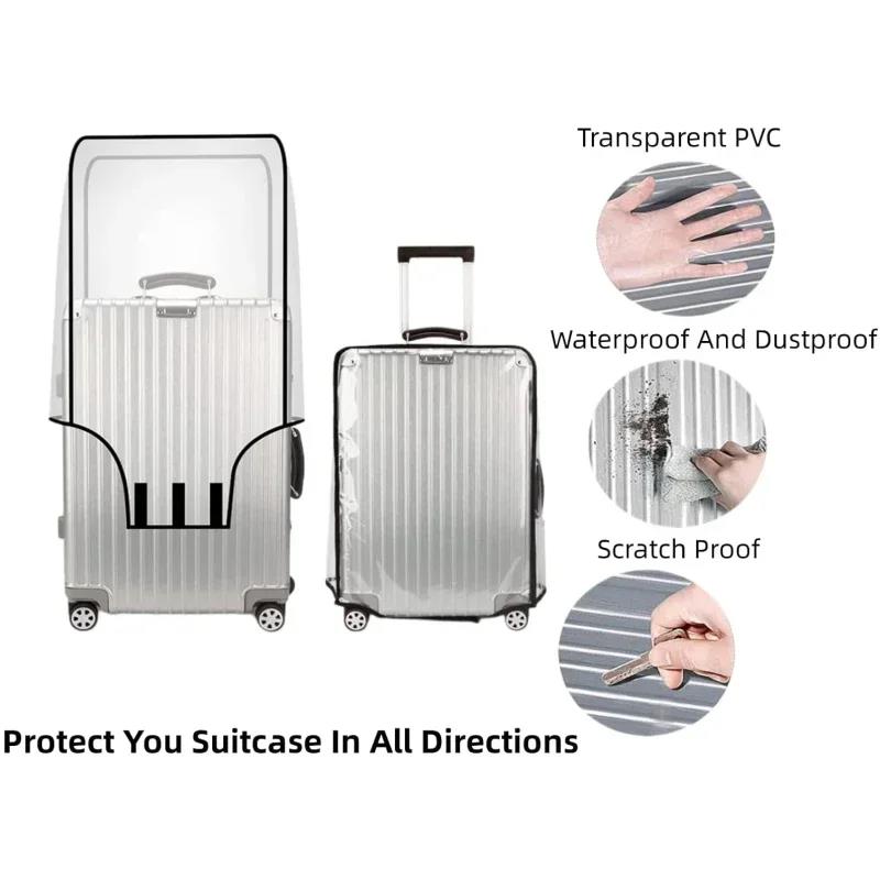 Nieuwe 20-30 inch bagagehoes t - Luggage Protective Cover Transparent recensie en prijs