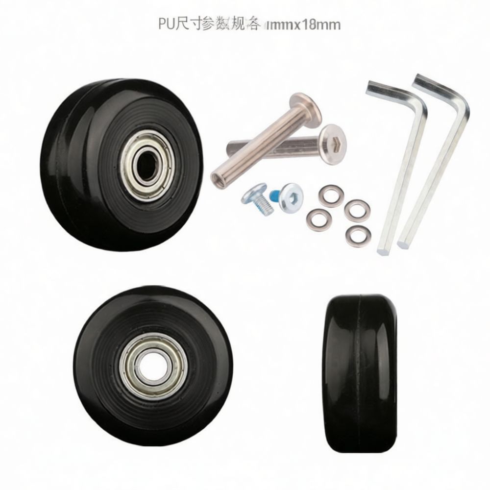 Bagagewielen, rubberen wielen, - Silent Replacement Luggage Wheels recensie en prijs