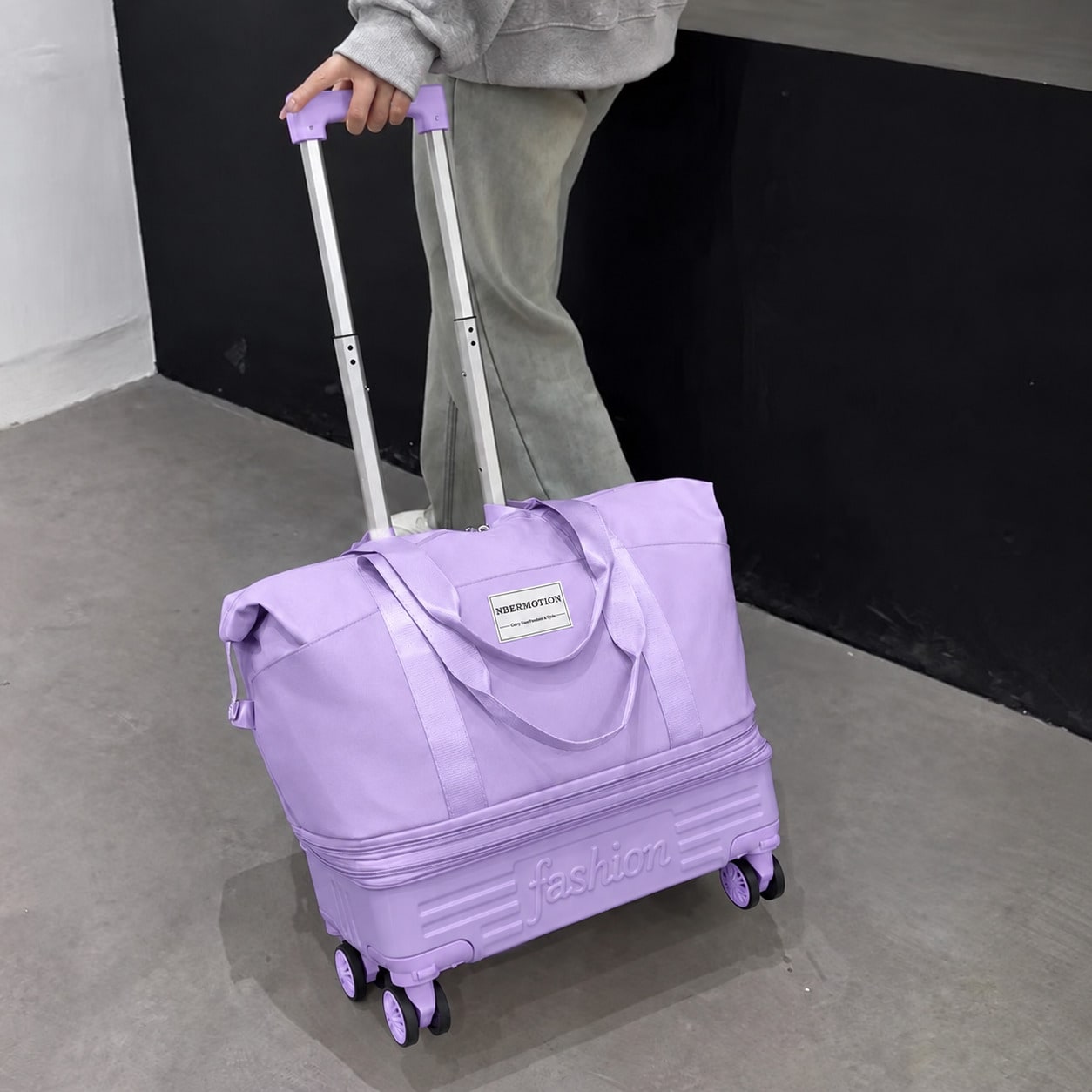 Uitbreidbare reistas met wiele - Foldable Rolling Luggage Bag recensie en prijs
