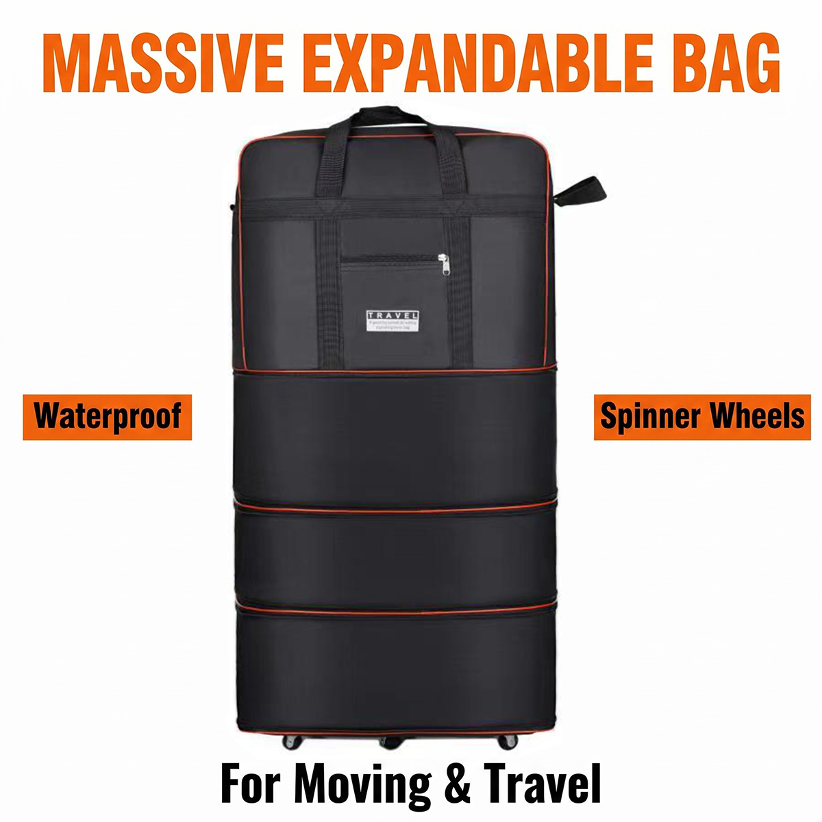 Reistas met wielen Uitbreidbar - Foldable Rolling Luggage Bag recensie en prijs