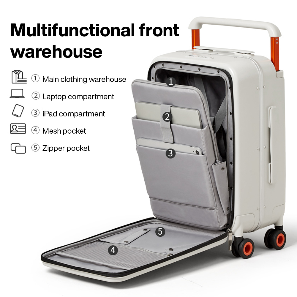 Mixi Nieuw Ontwerp Koffer met  - Aluminum Frame Carry On Luggage recensie en prijs