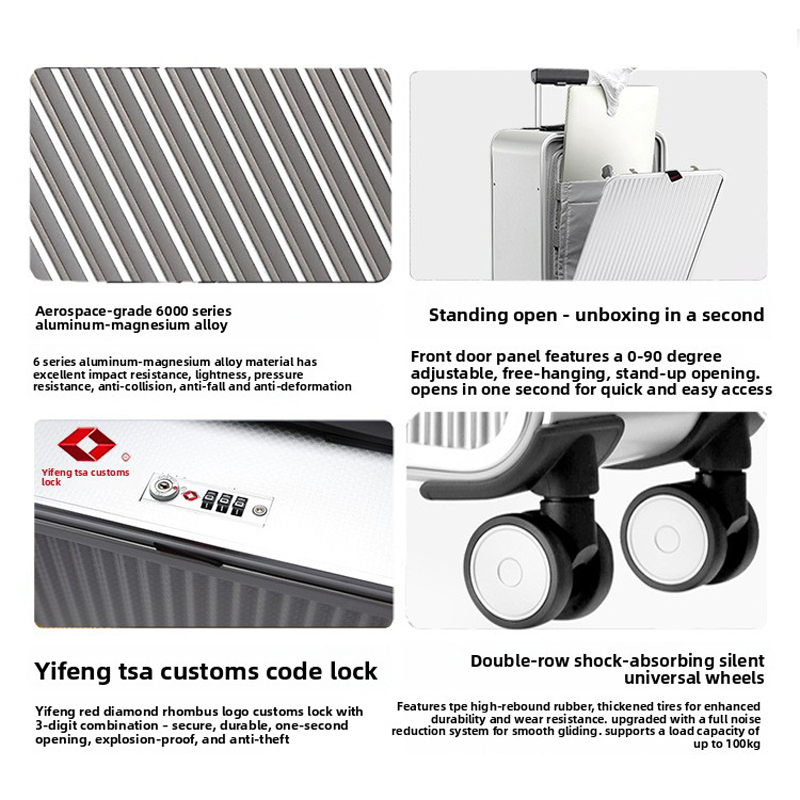 16/20/24 inch 100% aluminium r - Spinner Wheel Rolling Suitcase 20 Inch recensie en prijs